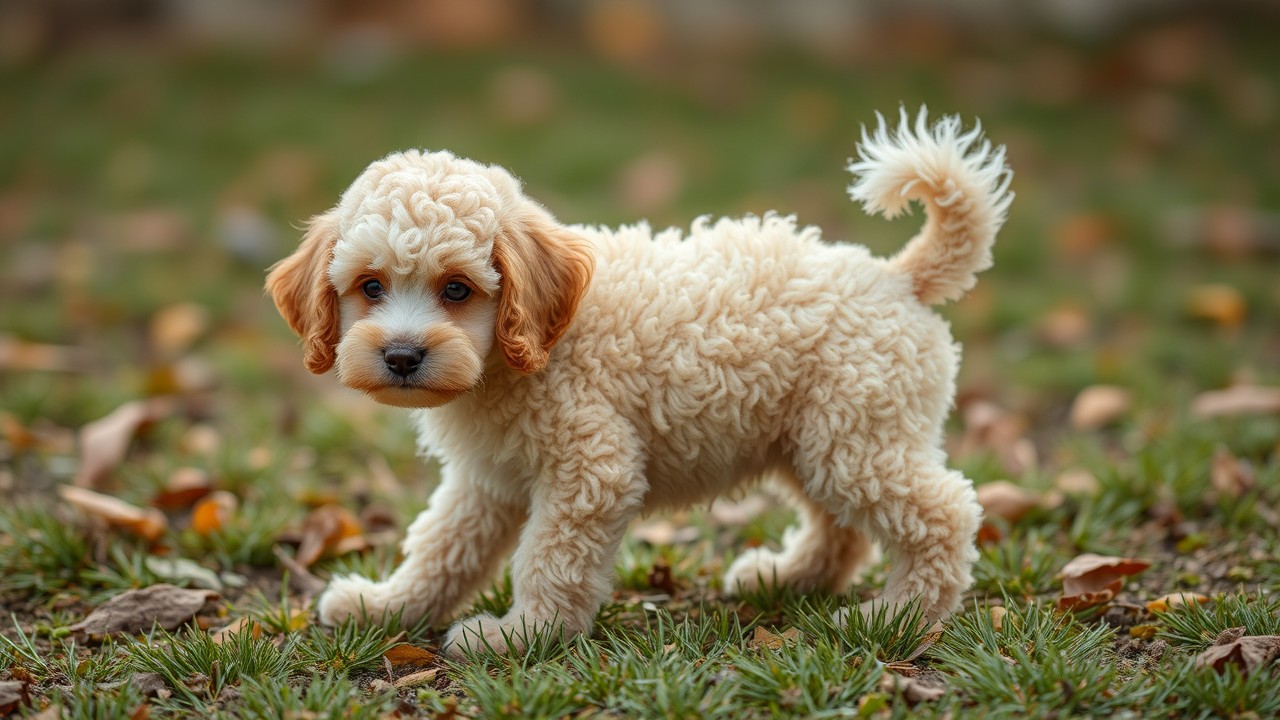 Hundewelpen pudel lustig fotografie