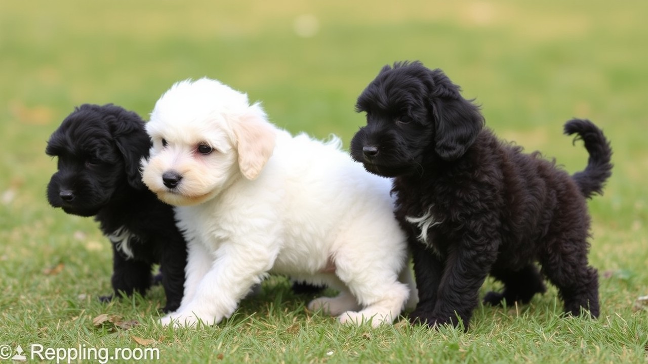 Neugieriger pudelwelpe hundeblick Neugieriger pudelwelpe hundeblick