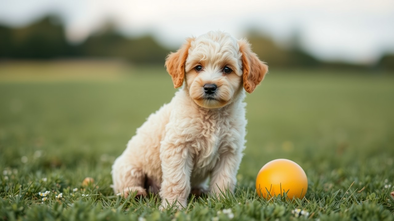 Pudel baby hund flausch foto
