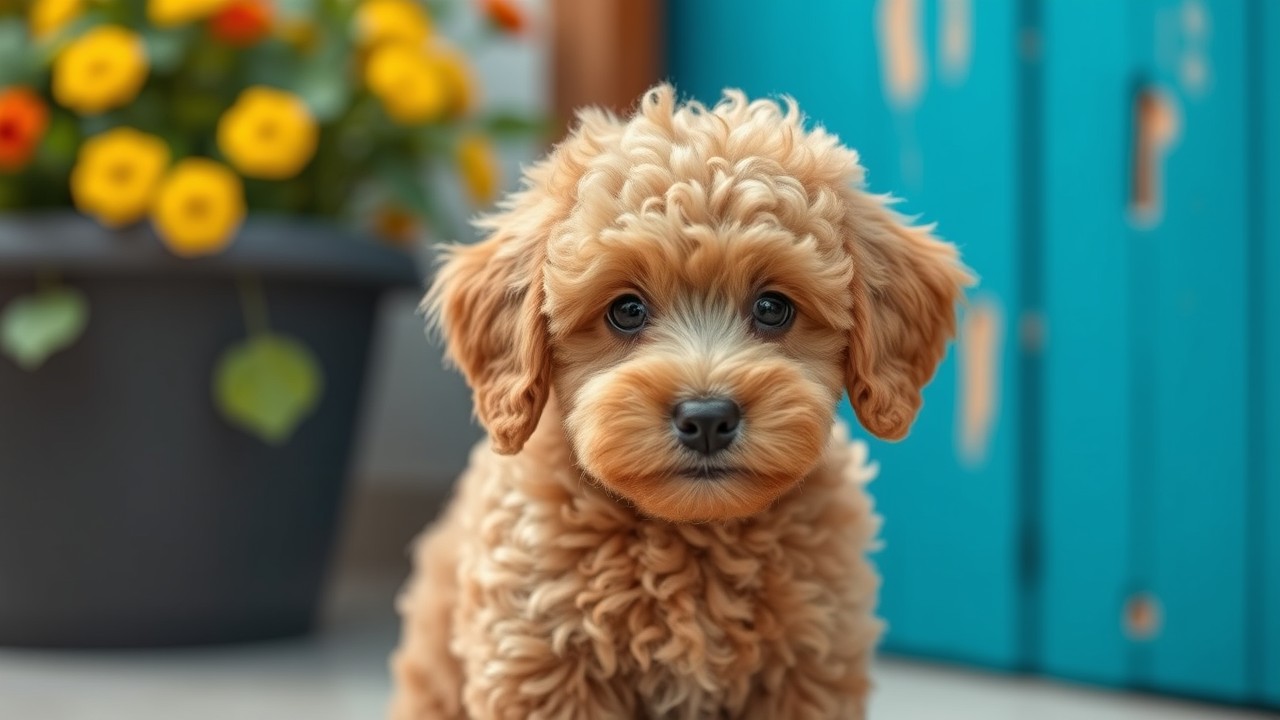 Pudelwelpen fotos natur wiese sonne
